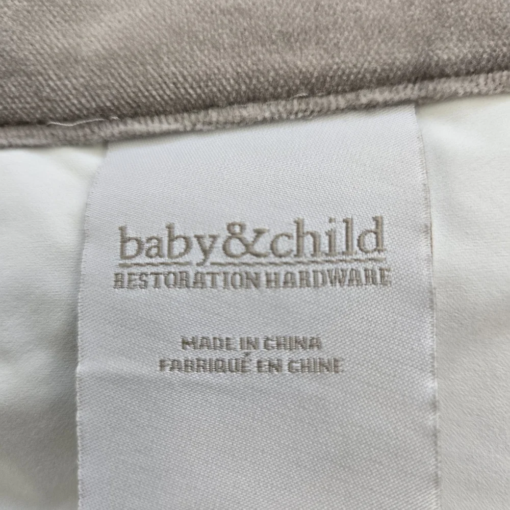 Restoration Hardware Elegant Gray Curtain